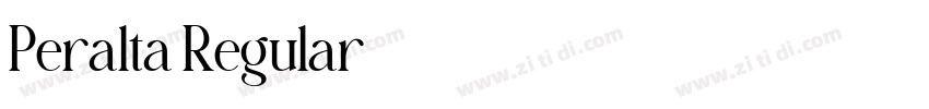 Peralta Regular字体转换 Peralta Regular字体转换